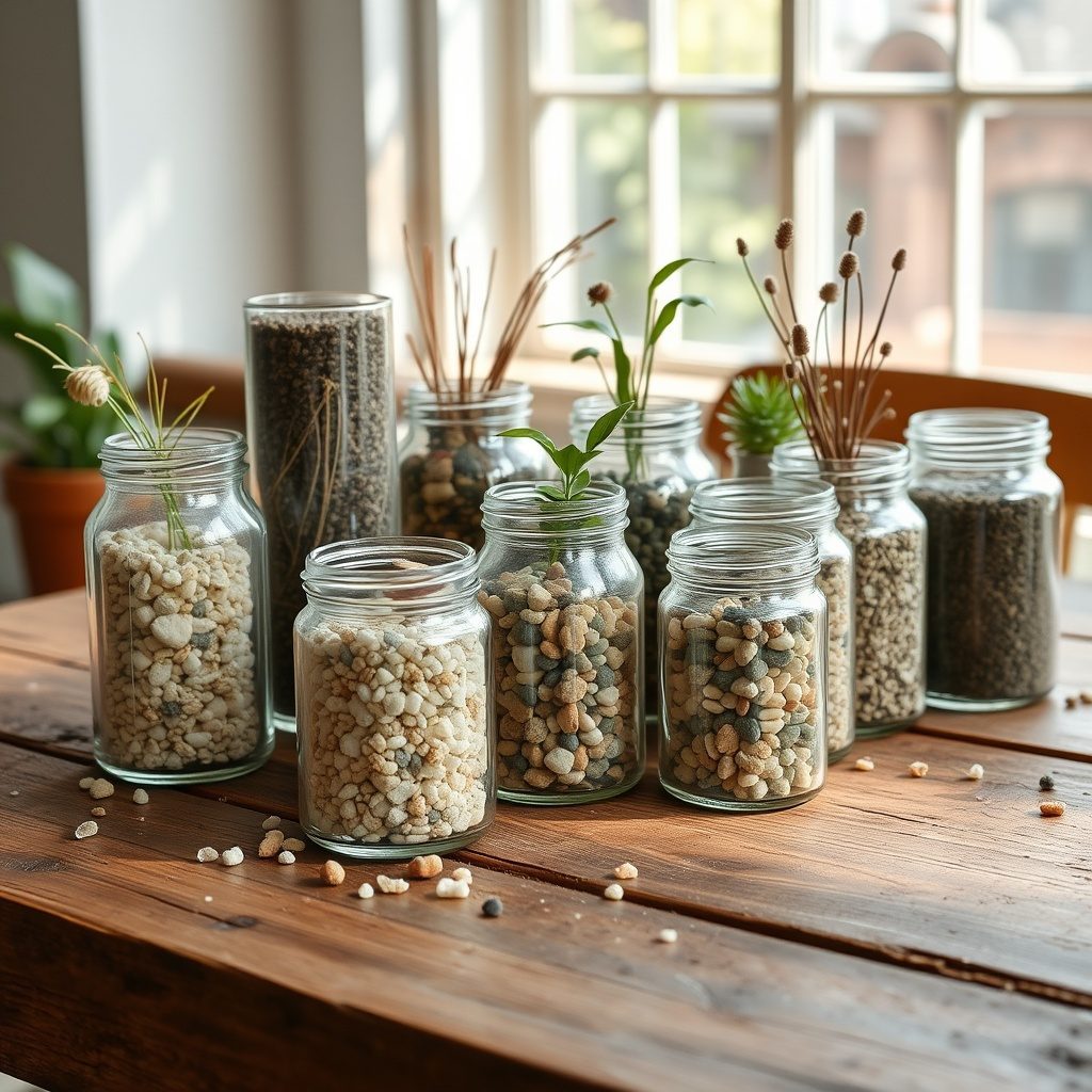 Decorative gravel for terrariums